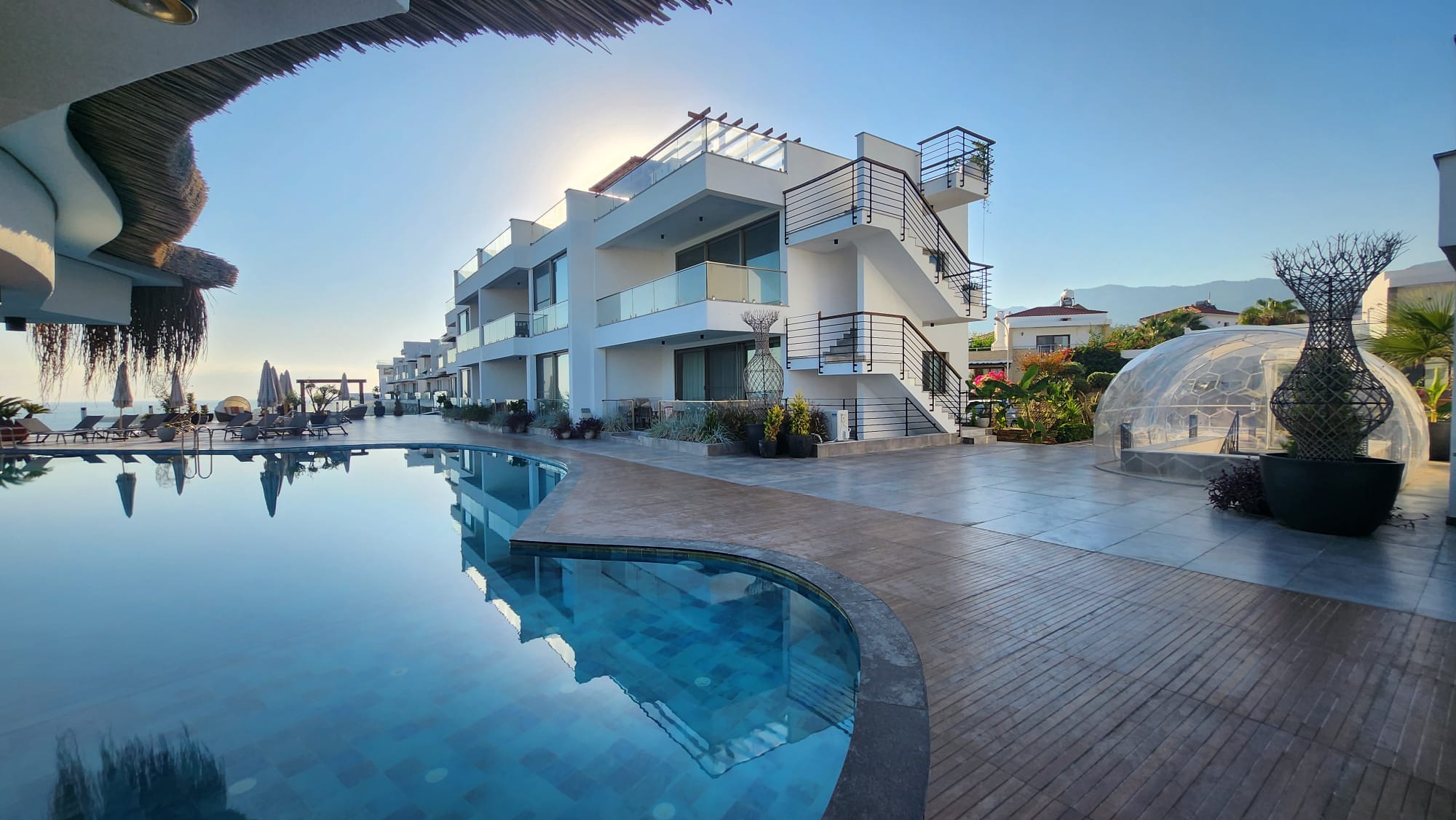 Unfurnished 2+1 Ground-Floor Loft with Terrace and Garden at Albatross, Esentepe — 12