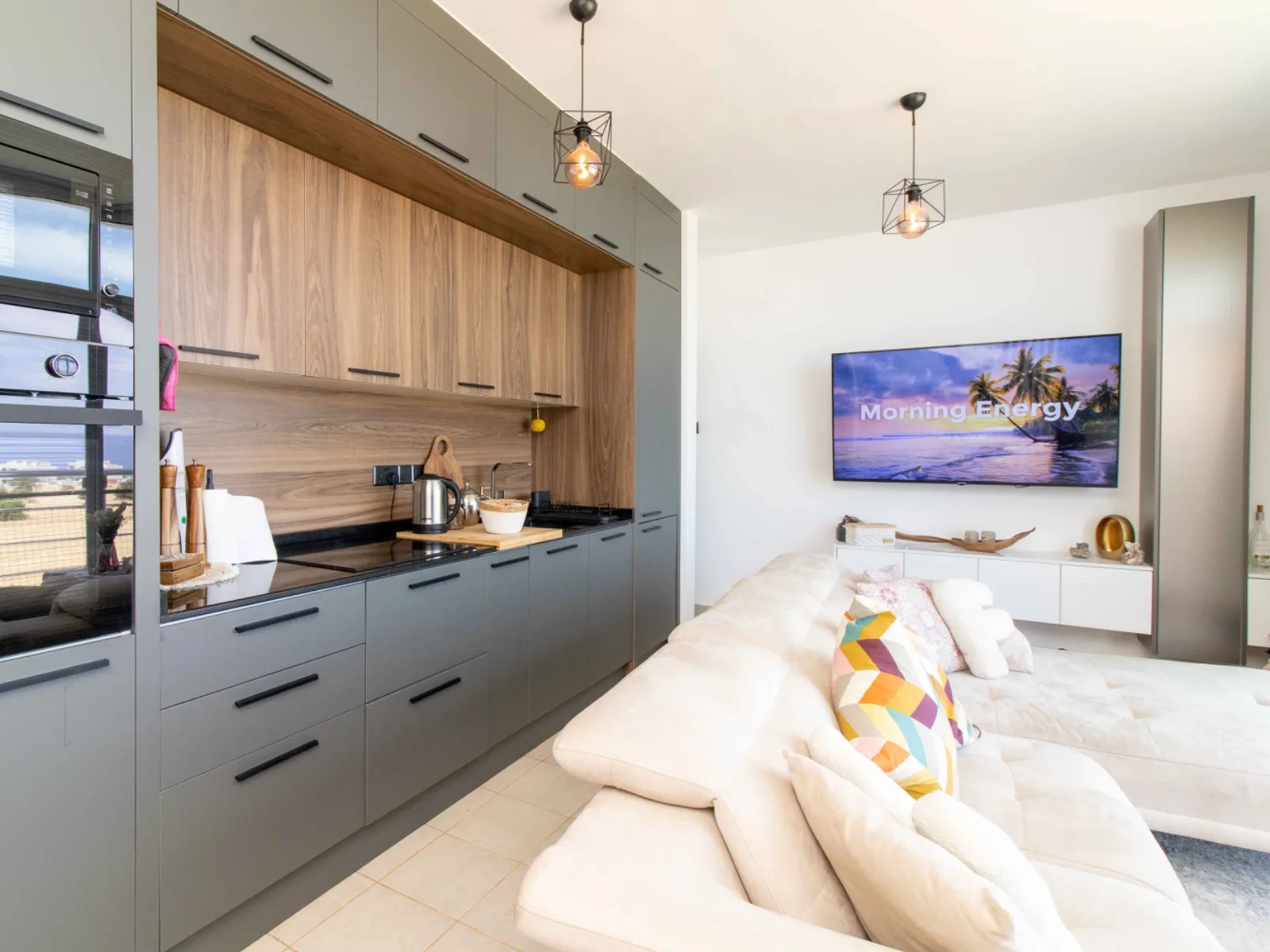 Пентхаус с 2 спальнями, Tatlısu — Crystal Bay Marina