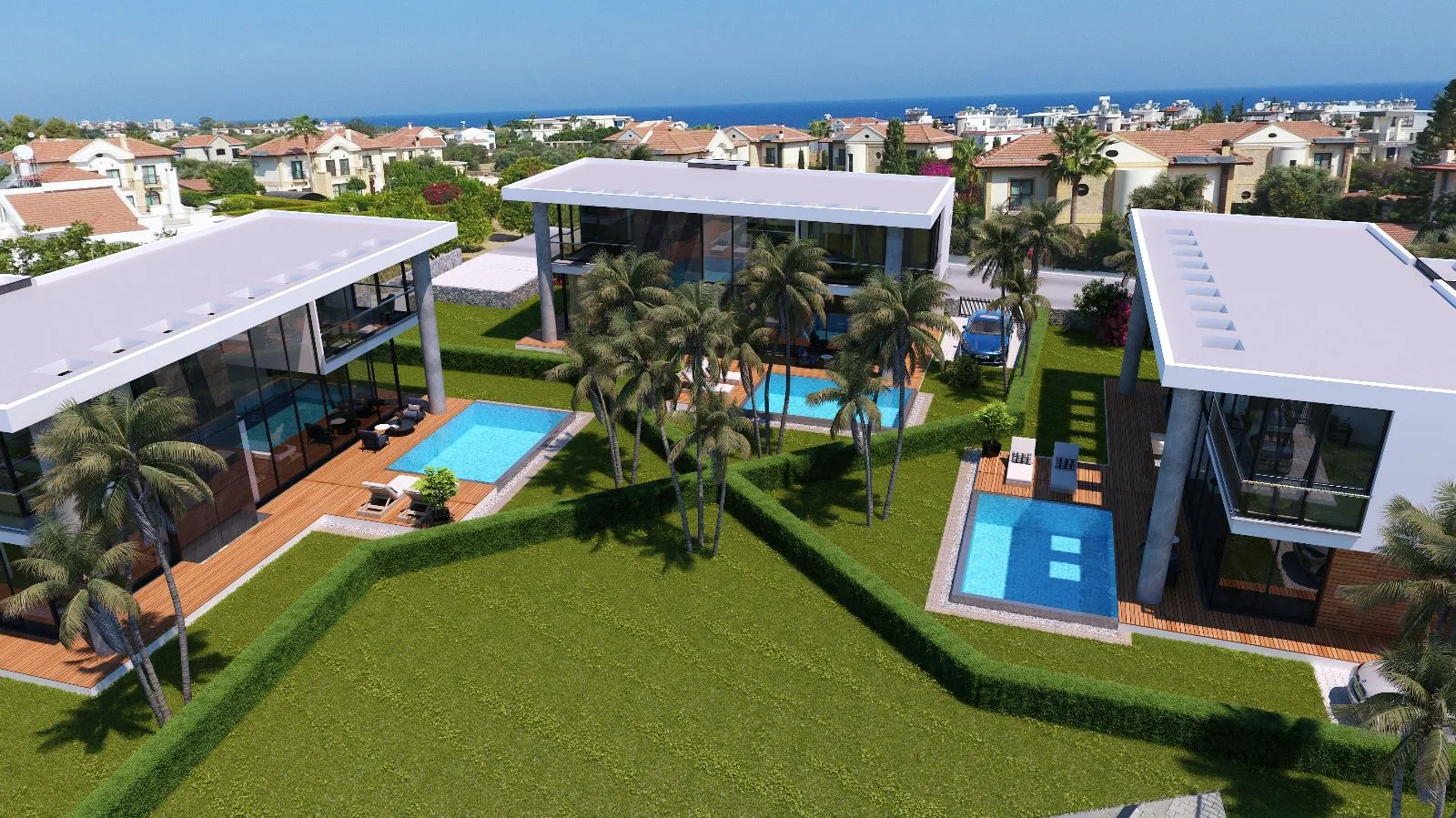 Neubau-Villa mit 3 Schlafzimmern und Privatpool in Lapta — £390.000