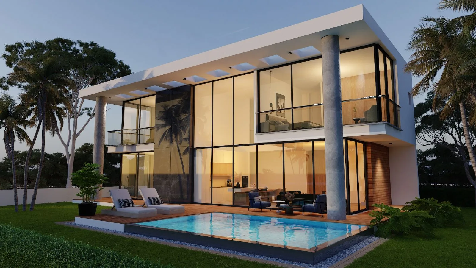 Neubau-Villa mit 3 Schlafzimmern und Privatpool in Lapta — £390.000