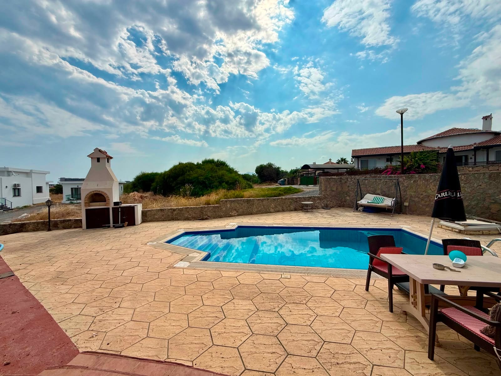 Furnished 3-Bedroom Bungalow with Private Pool in Çatalköy